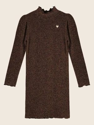 Like Flo Sukienka w kolorze brązowym rozmiar: 140