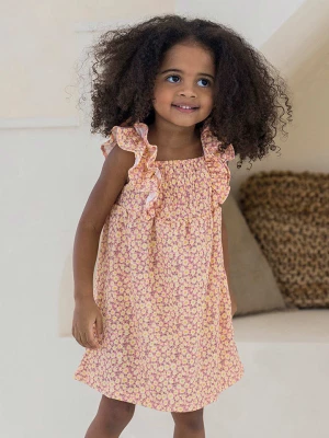 Like Flo Sukienka w kolorze żółto-jasnoróżowym rozmiar: 86