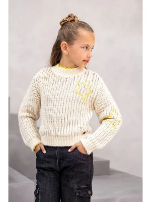 Like Flo Sweter w kolorze beżowym rozmiar: 134/140