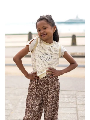 Like Flo Top dzianinowy "Elora" w kolorze beżowym rozmiar: 158/164