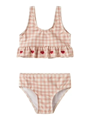 Lil Atelier Bikini "Finley" w kolorze jasnoróżowo-kremowym rozmiar: 98 Lil' Atelier
