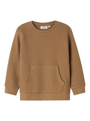 Lil Atelier Bluza w kolorze jasnobrązowym rozmiar: 98