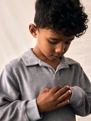 Lil Atelier Bluza w kolorze szarym rozmiar: 116