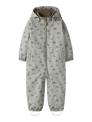 Lil Atelier Kombinezon zimowy "Snow" w kolorze turkusowym rozmiar: 122/128