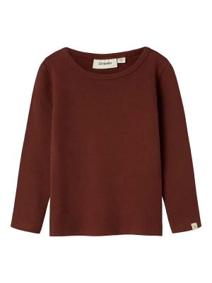 Lil Atelier Koszulka "Thora" w kolorze brązowym rozmiar: 122/128