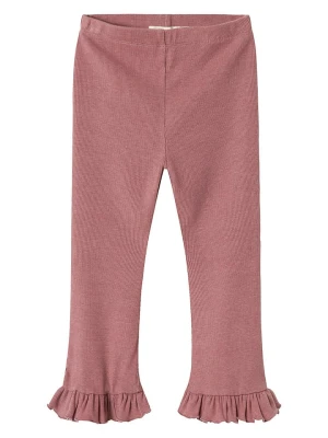 Lil Atelier Legginsy "Darla" w kolorze różowym rozmiar: 110