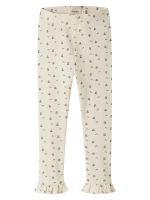 Lil Atelier Legginsy "Lago" w kolorze kremowym rozmiar: 98 Lil' Atelier