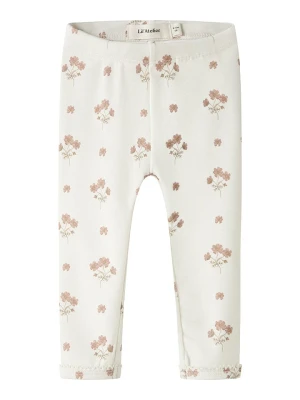 Lil Atelier Legginsy "Layo" w kolorze kremowym rozmiar: 80 Lil' Atelier
