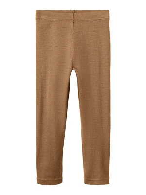 Lil Atelier Legginsy w kolorze jasnobrązowym rozmiar: 104