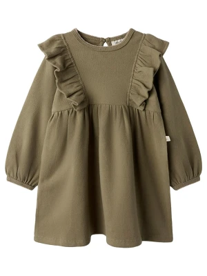 Lil Atelier Sukienka "Thoro" w kolorze khaki rozmiar: 92