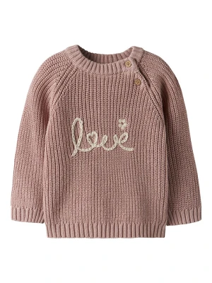 Lil Atelier Sweter "Emlen" w kolorze jasnoróżowym rozmiar: 62