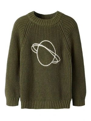 Lil Atelier Sweter "Emlen" w kolorze khaki rozmiar: 116 Lil' Atelier