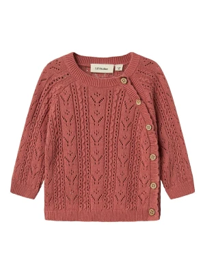 Lil Atelier Sweter "Kajsa" w kolorze ciemnoczerwonym rozmiar: 80