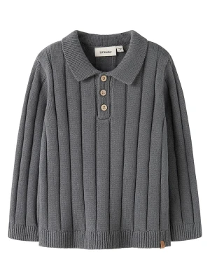 Lil Atelier Sweter "Lomon" w kolorze szarym rozmiar: 104 Lil' Atelier