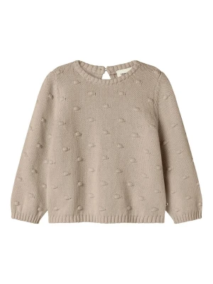 Lil Atelier Sweter w kolorze beżowym rozmiar: 116