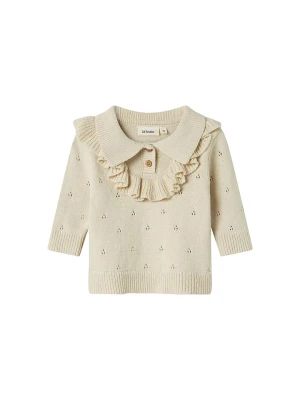 Lil Atelier Sweter w kolorze beżowym rozmiar: 86