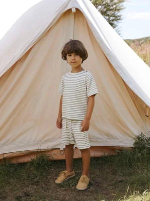 Lil Atelier Szorty "Tadeo" w kolorze białym rozmiar: 98