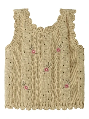 Lil Atelier Top "Halyn" w kolorze beżowym rozmiar: 98 Lil' Atelier