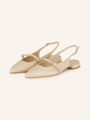 Lilienfels Baleriny Z Odkrytą Piętą beige