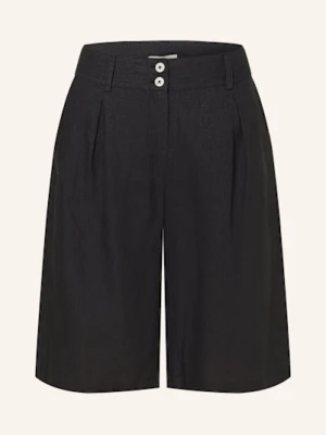 Lilienfels Bermudy Lniane schwarz