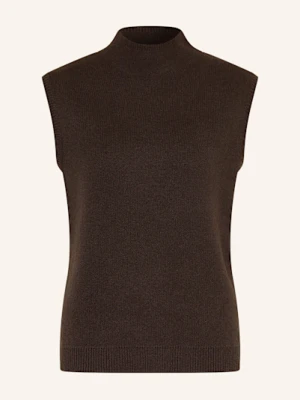 Lilienfels Bezrękawnik Z Dodatkiem Kaszmiru braun