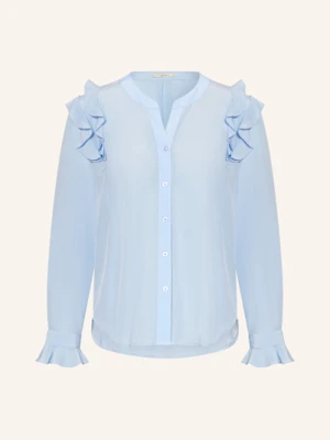 Lilienfels Bluzka Jedwabna blau