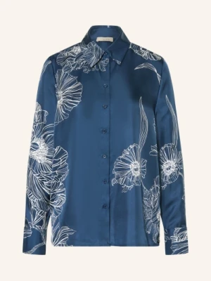 Lilienfels Bluzka Koszulowa Z Jedwabiu blau