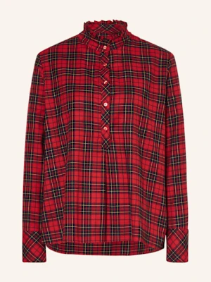 Lilienfels Bluzka Z Falbankami rot