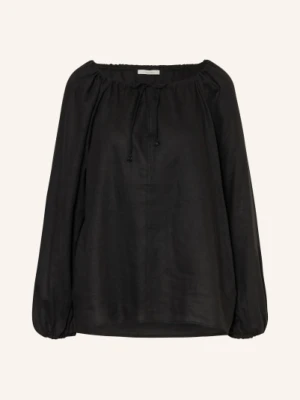 Lilienfels Bluzka Z Lnu schwarz
