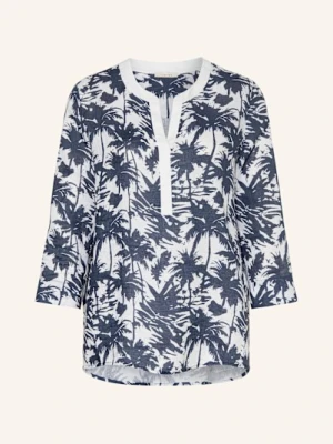 Lilienfels Bluzka Z Lnu Z Rękawami 3/4 blau