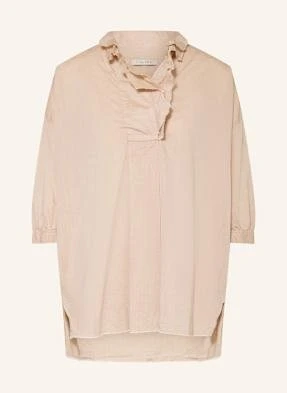 Lilienfels Bluzka Z Rękawem 3/4 I Falbankami beige