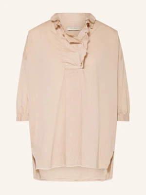 Lilienfels Bluzka Z Rękawem 3/4 I Falbankami beige