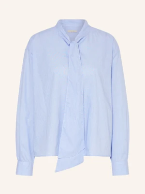 Lilienfels Bluzka Z Wiązaniem Pod Szyją blau