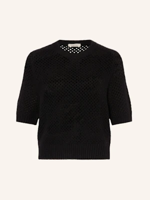 Lilienfels Dzianinowa Koszulka Z Kaszmiru schwarz