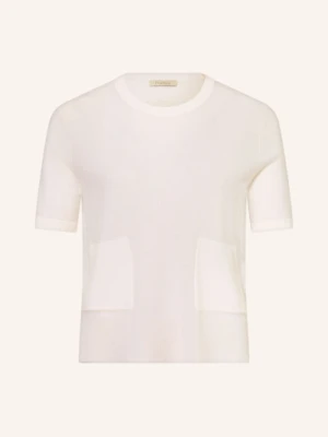 Lilienfels Dzianinowa Koszulka Z Kaszmiru weiss