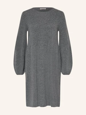 Lilienfels Dzianinowa Sukienka Z Kaszmirem grau