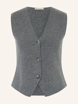 Lilienfels Kamizelka Z Dzianiny Z Dodatkiem Kaszmiru grau