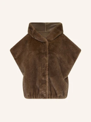 Lilienfels Kamizelka Ze Sztucznego Futra braun