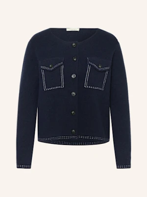 Lilienfels Kardigan Z Dodatkiem Kaszmiru blau