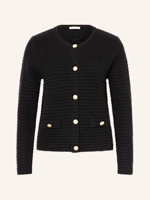 Lilienfels Kardigan Z Dodatkiem Kaszmiru schwarz