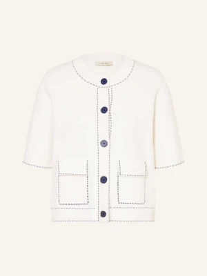 Lilienfels Kardigan Z Dodatkiem Kaszmiru weiss