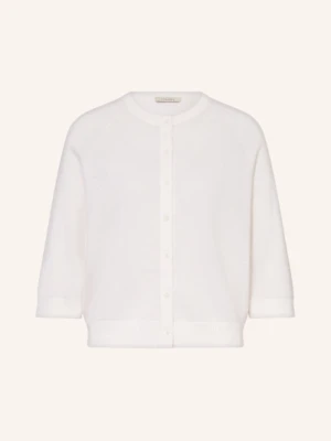 Lilienfels Kardigan Z Kaszmiru Rękawami 3/4 weiss