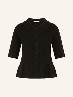 Lilienfels Kardigan Z Rękawami 3/4 Z Kaszmiru schwarz