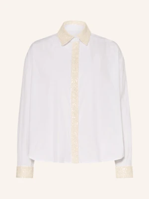 Lilienfels Koszula Z Cekinami weiss