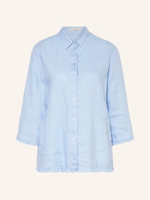 Lilienfels Koszula Z Lnu Z Falbankami blau
