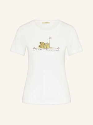 Lilienfels Koszulka Z Kamieniami Ozdobnymi weiss