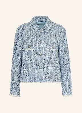 Lilienfels Kurtka Bouclé blau