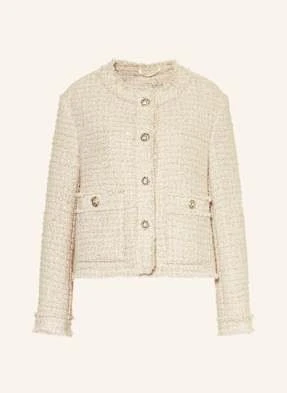 Lilienfels Kurtka Bouclé Z Cekinami beige