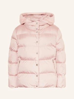 Lilienfels Kurtka Pikowana Z Odpinanym Sztucznym Futrem rosa