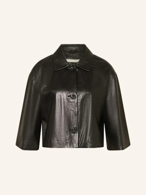 Lilienfels Kurtka Skórzana Z Rękawem 3/4 schwarz